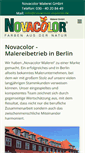 Mobile Screenshot of novacolor-malerei.de