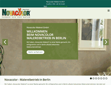 Tablet Screenshot of novacolor-malerei.de